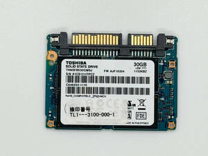 東芝 Half-Slim SATA SSD 30GB THNSFB030GMSJ