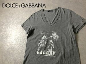 DOLCE&GABBANA●宇宙飛行士プリント Tシャツ カットソー●ドルチェ＆ガッバーナ