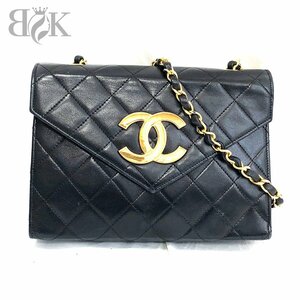 シャネル プッシュロックデカココ チェーンショルダーバッグ シールあり 中古 CHANEL＋