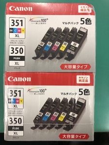 【純正】Canon BCI-351XL+350XL 5色マルチパック大容量タイプ　期限切れ　2023.11 　6セット