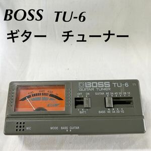 ▲ BOSS ボス チューナー TUNER ギター TU-6 GUITAR 【OTUS-31】