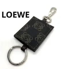 美品✨LOEWE ロエベ キーリング アナグラム ロゴ PVC×レザー