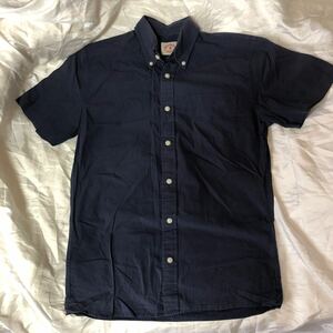 【即決】Brooks Brothers ブルックスブラザーズ半袖 BDシャツ ネイビーアメカジトラッド サイズxs