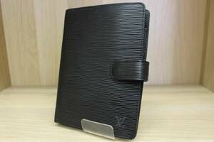 ★【中古良品】LOUIS VUITTON ルイヴィトン エピ アジェンダMM システム手帳 カバー R20042【Y4042702】★