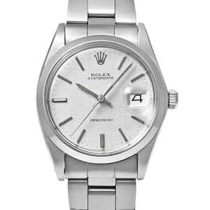 ROLEX オイスターデイト Ref.6694 シルバー モザイクダイヤル アンティーク品 メンズ 腕時計
