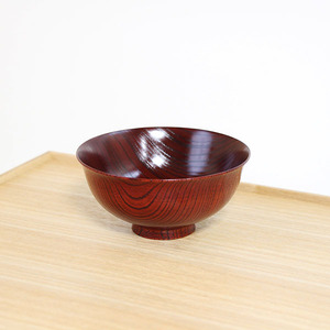 飯椀 飯碗 朱すり漆 欅 漆塗り 木製 天然木 国産 日本製 お椀 ご飯茶碗