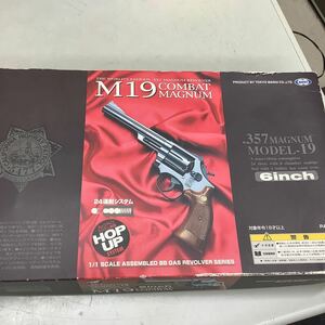 (12) マルイ M19 コンバットマグナム 6inch ASGK刻印あり 現状品 動作未確認 ガスガン 