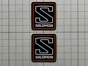 【2枚セット】【小さめサイズ】SALOMON ビンテージ 古いステッカー サロモン コムデギャルソンオムプリュス +Ue