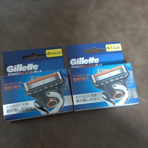 新品未開封品　送料無料　　　　　　　　　　　　　　　　　　　　　　　　　ジレット　プログライド5+1　替刃　４個入り×２箱 Gillette 