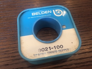 ビンテージ Belden 8021 コンデンサー リード延長線 50cm 新品 (在庫10)