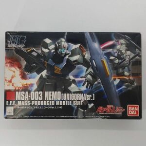 1円～ 同梱OK ⑧ ガンプラ HG HGUC ネモ ユニコーンVer. 未組立 UC GP-HG-B-4543112753311