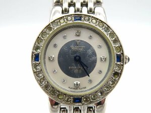1円■ジャンク■ バレンチノドマーニ VD-2038 シルバー クオーツ レディース 腕時計 M53204