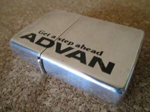 ZIPPO 『Get a step ahead ADVAN アドバン レーシング』1995年8月製造 YOKOHAMA TIRE ヨコハマタイヤ オイルライター ジッポ 廃版激レア