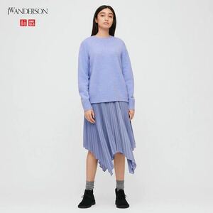 ユニクロ JW ANDERSON・デザインヘムスカート/プリーツスカート