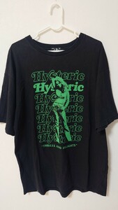 ヒステリックグラマー　HYSTERIC GLAMOUR　Tシャツ　黒 ブラック　サイズＬ　送料無料