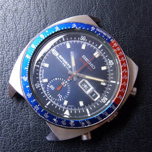 古腕時計 Seiko Speed-Timer 6139-6000 クロノグラフ ペプシカラー