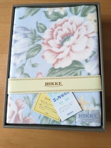 ☆　綿毛布　NIKKE 花柄　コットンケット　オールシーズン　お箱入　☆