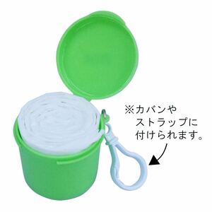 [未使用] ケースイン レイン ポンチョ ブルー 新品 雨具 コート アウトドア キャンプ イベント フェス 携帯 コンパクト ストラップ 便利