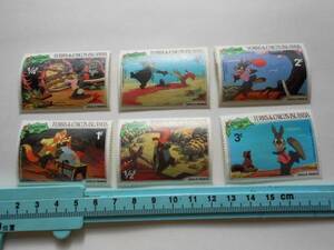 ディズニー　切手BTURKS＆CAICOS ISLAND UNCLE REMS 1981 Walt Disney collection ミッキーマウス