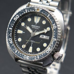 希少 SEIKO 3rd DIVER セイコー 63サードダイバー 6306-7001 自動巻 国内仕様 1978年 諏訪 日/英デイデイト BAMBI社製ブレス メンズ腕時計