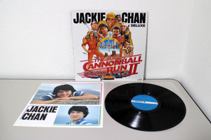 LP ジャッキー・チェン DELUXE / THE CANNONBALL RUNⅡ 国内盤　VIP-7324　中古美品