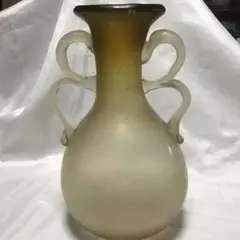 アンティーク　吹きガラスの花瓶