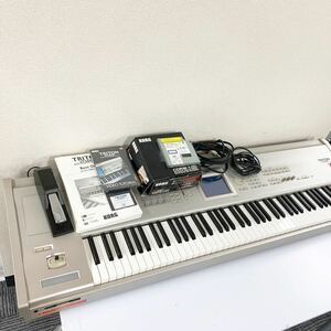 【直接引取り限定】KORG TRITON STUDIO V2 TRITONST88 シンセサイザー キーボード コルグ 中古 ボタン1つ故障 全鍵盤OK Gt-7 1155-122