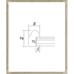 デッサン用額縁 木製フレーム 7201 三三サイズ シルバー