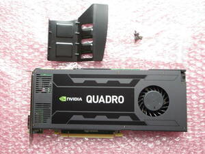 nVIDIA / Quadro K4200 / 4GB GDDR5 / グラフィックボード / 動作確認済み / No.Q693