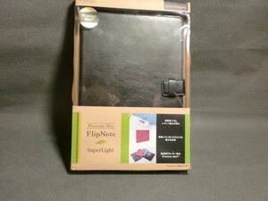 simplism ipad pro 9.7インチ Premium Skin Flip Note Super Light フリップノートケース ブラック タブレットカバー　W24.5 H 17.5 om-7