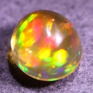 天然ファイアオパール メキシコ産 1.240ct 欧泊 裸石 宝石 ジュエリー 遊色 ファイヤーオパール 天然 墨西哥 loose jewelry fire opal