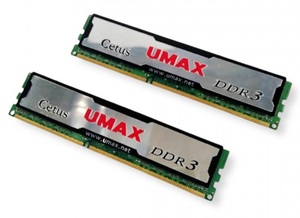 UMAX Cetus DCDDR3-8GB-1333 デスクトップ用メモリ 8GB (4GB x 2枚) PC3-10600