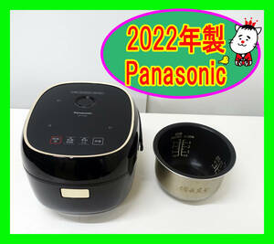  2022年製/Panasonic/SR-KT060/3合炊き/IHジャー炊飯器/タッチキー＆ガラスパネルのスタイリッシュモデル/炊飯器★SB-0418-01 