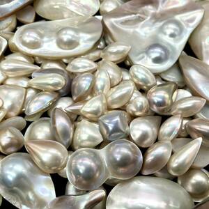 変形!!豪華!!［マベパールおまとめ］f 15.0-60.0mm 468.0g/2340ct pearl パール 半円真珠 ジュエリー jewelry 裸石 宝石 