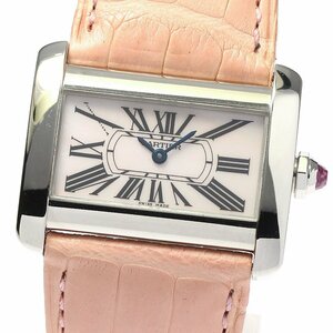 カルティエ CARTIER W6301455 タンクディヴァン ミニ クォーツ レディース 良品 _803969