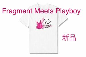 メンズ Fragment Meets Playboy Pink BunnyWhite Tee XL 藤原ヒロシ FRGMT フラグメント プレイボーイ バニー Tシャツ ホワイト ピンク 白