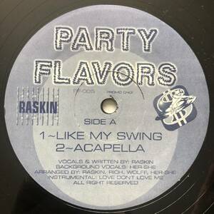 試聴 / RASKIN / LIKE MY SWING /Dollar bill-Party flavors/reggae/dancehall/