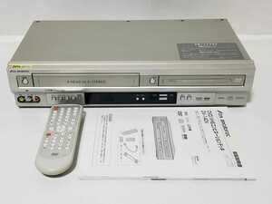 全額返金保証付 DXアンテナ プログレッシブ出力対応 DVDプレーヤーVHSコンビネーションデッキ DV-140V