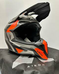 新品 Airoh アイロー オフロードヘルメット Wraap Sequel オレンジマット サイズ XL 送料込22,500円 AIHWRSEORXL