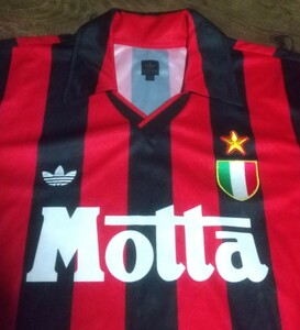 値下げ交渉 2004年 ACミラン 92-93 復刻ユニフォーム adidas originals Lサイズ 検)1992 ACM MILAN REISSUE SHIRT SCUDETTO VAN BASTEN Y2K