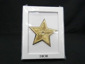 ■未開封■新品■未使用■ ChristianDior クリスチャンディオール スター 星 ピンブローチ ピンバッジ アクセサリー ゴールド系 DD3572