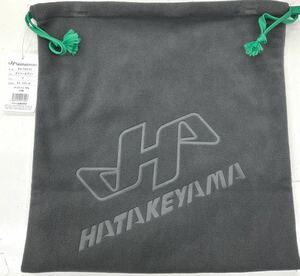 生産終了品 HATAKEYAMA ハタケヤマ フリース袋 グラブ袋 グラブ グローブ 野球 ソフトボール 巾着 ケース 部活 スポーツ チャコールグレー