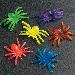H333.6 ◆ハロウィン 蜘蛛のおもちゃ ６個◆USA直輸入、新品♪