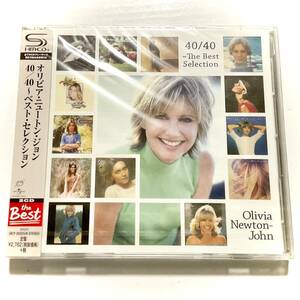 未開封CD　OLIVIA NEWTON-JOHN　40/40 ~ ベスト・セレクション　SHM-CD2枚組　　　M017
