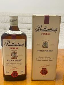 ☆未開封　古酒 Ballantines バランタイン FINEST スコッチ ウイスキー 750ml 43度　紙箱☆