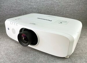 M◆Panasonic/6200lm 業務用液晶プロジェクター/PT-EX620J/使用時間:2648h/光源使用時間:2611h/電源ケーブル・リモコン(2