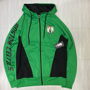 USA正規品 【M】 NBA公式ライセンスアイテム UNK ボストン セルティックス Boston Celtics ジップアップ フリースパーカー バスケット