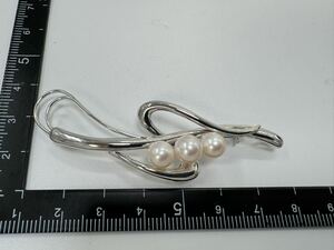 【0434】ヴィンテージ アクセサリー　田崎　真珠　タサキ　TASAKI ブローチ　 1円から