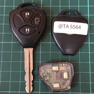 @TA5564 ランプ灯 基盤26030 トヨタ 純正 3ボタン スライド キーレス ハイエース AZR60ヴォクシー ノア ポルテ アルファード等