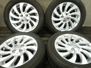 パT7822■185/60R15 YOKOHAMA BluEarth トヨタ純正 ホイール 6J 4H PCD100 2020年製★条件付送料無料★夏タイヤ ヴィッツ アクア